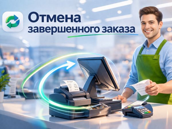 Возврат завершенного заказа в REGOS:POS